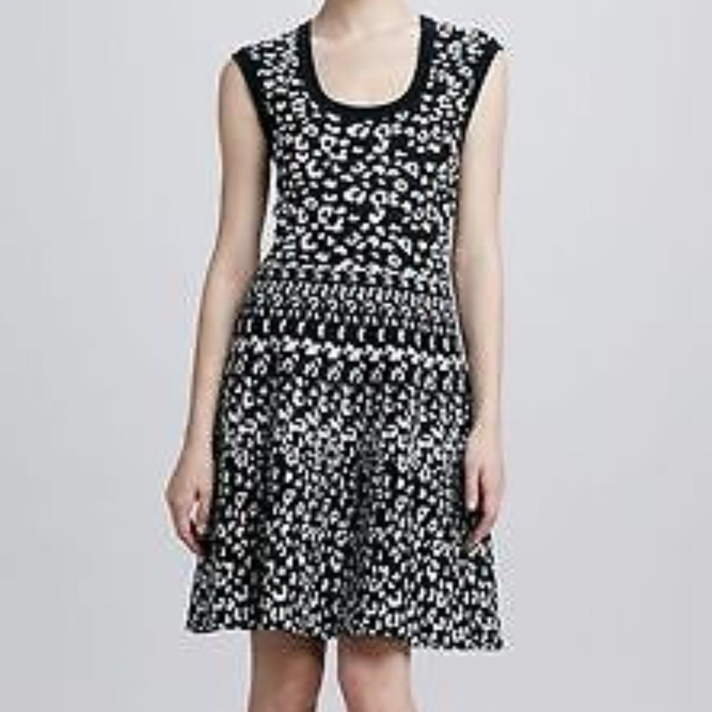 Rebecca Taylor leopard print dress XS